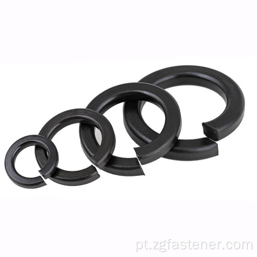 Arruela de mola de óxido preto GB93 Split Lock Washer